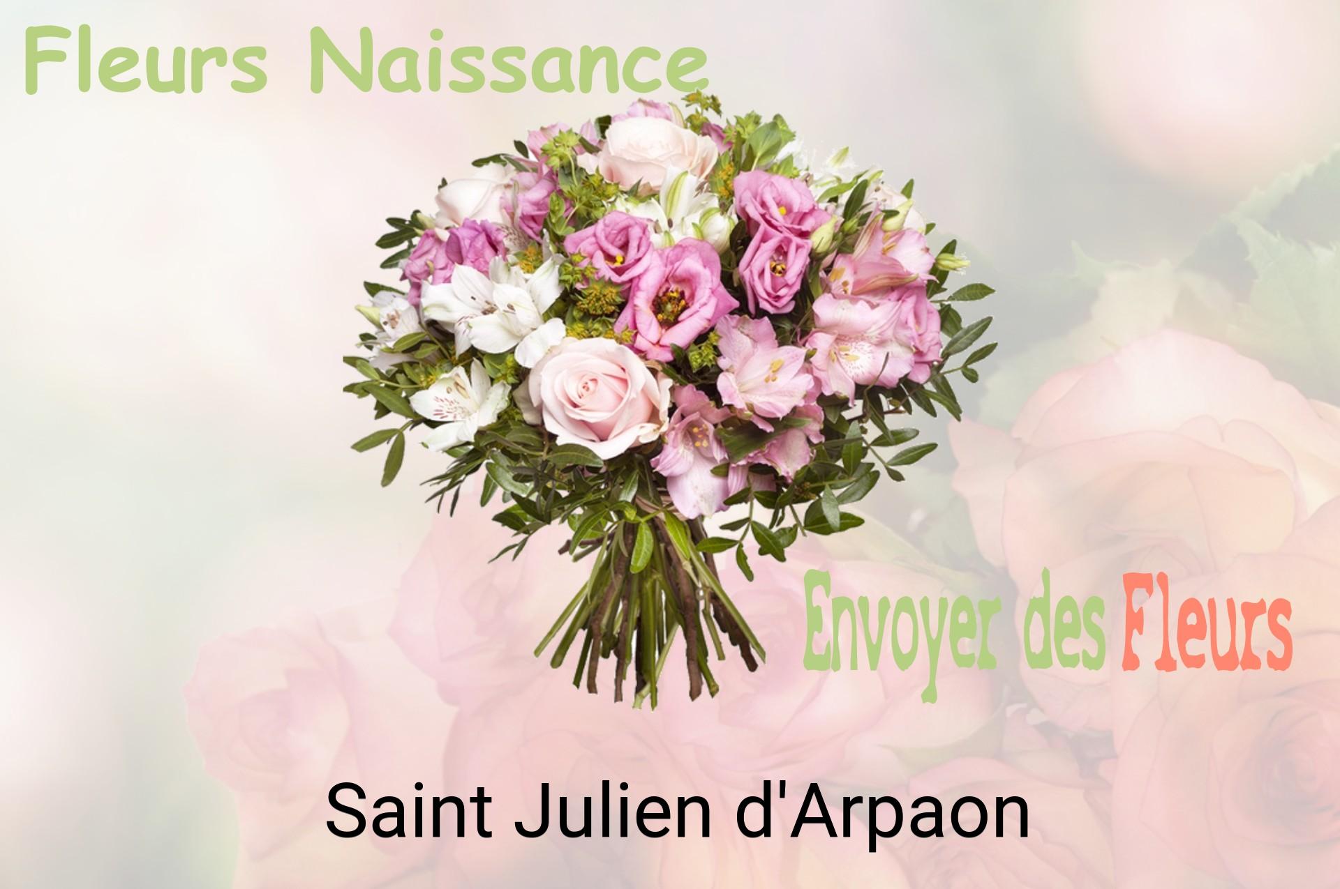 Bouquet de fleurs de naissance livré à Saint-Julien-d'Arpaon